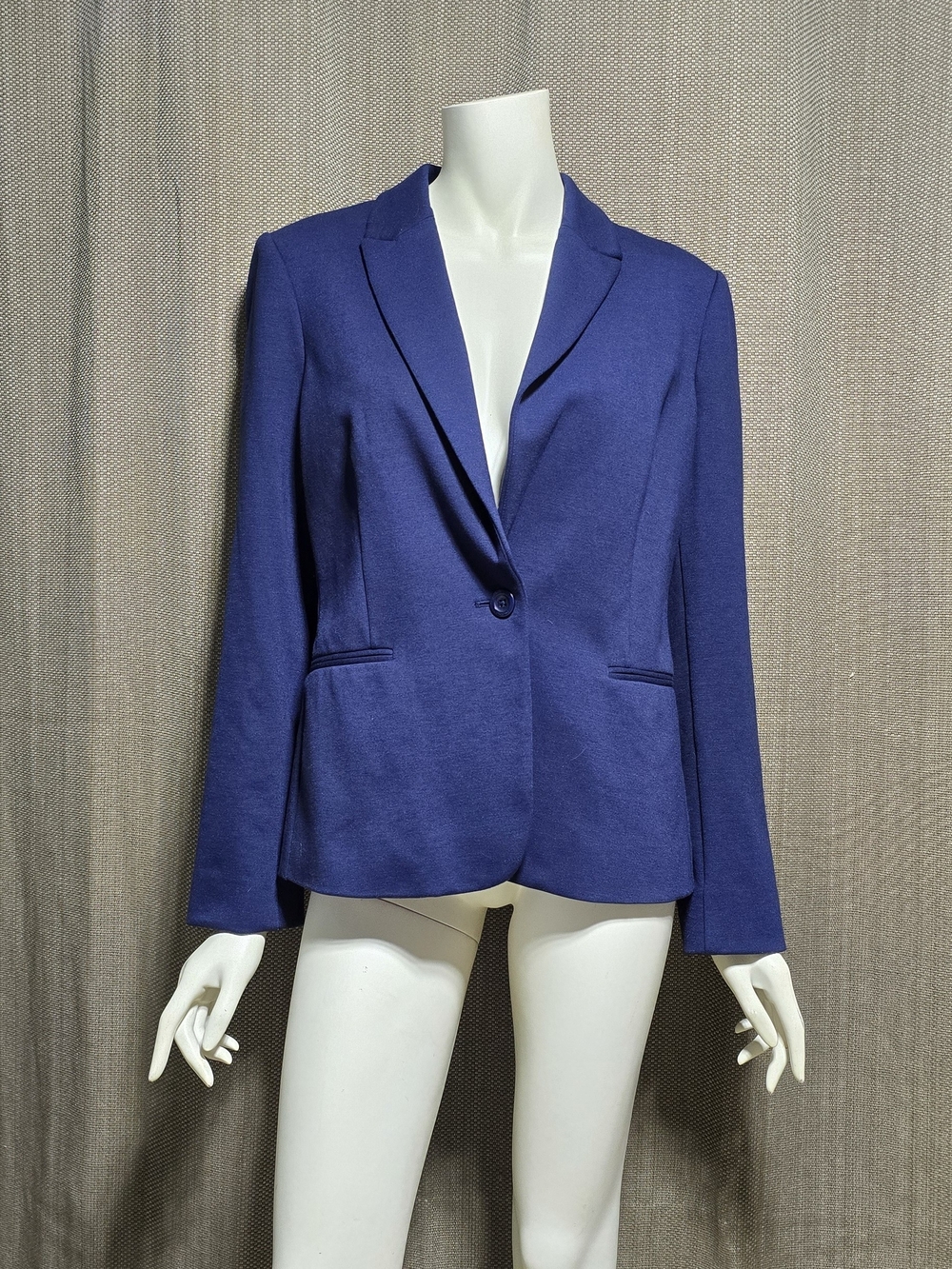 Women’s Single-Button Royal Blue Blazer